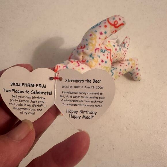 TY Mini Streamers The Bear - Picture 3 of 7